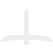 Ekena Millwork Bellingham Architectural Grade PVC Gable Bracket, 72"W x 45"H x 4"D x 6"F, 15/12 Pitch GBP072X45X0406BEL00 - alternate 4